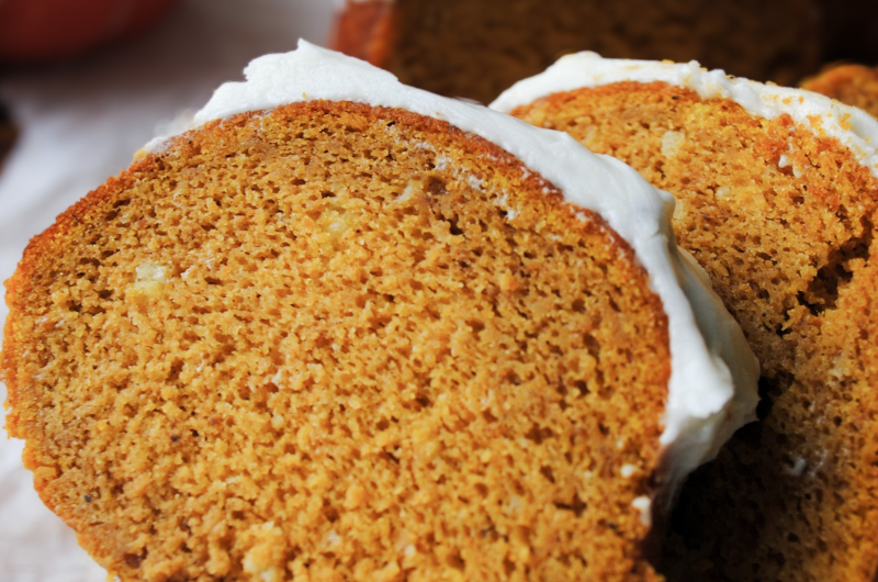 Easy Pumpkin Bundt Cake with Cream Cheese Frosting