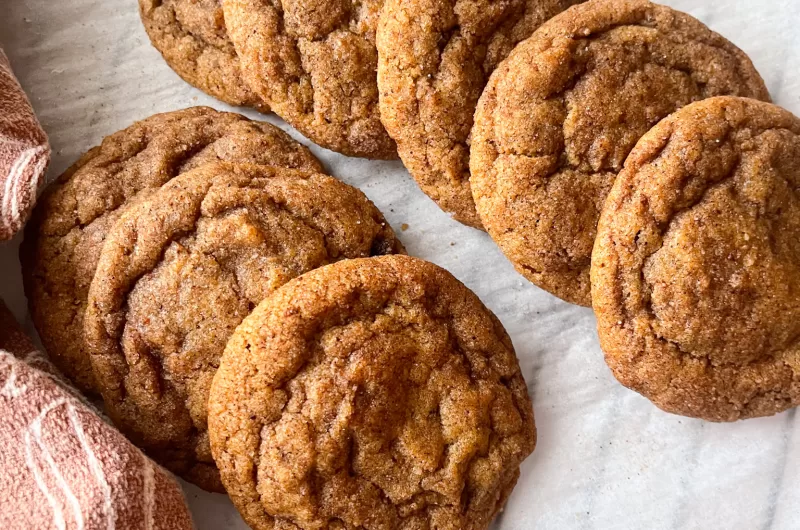 Brown Butter & Maple Pumpkin Cookies- Soft & Chewy