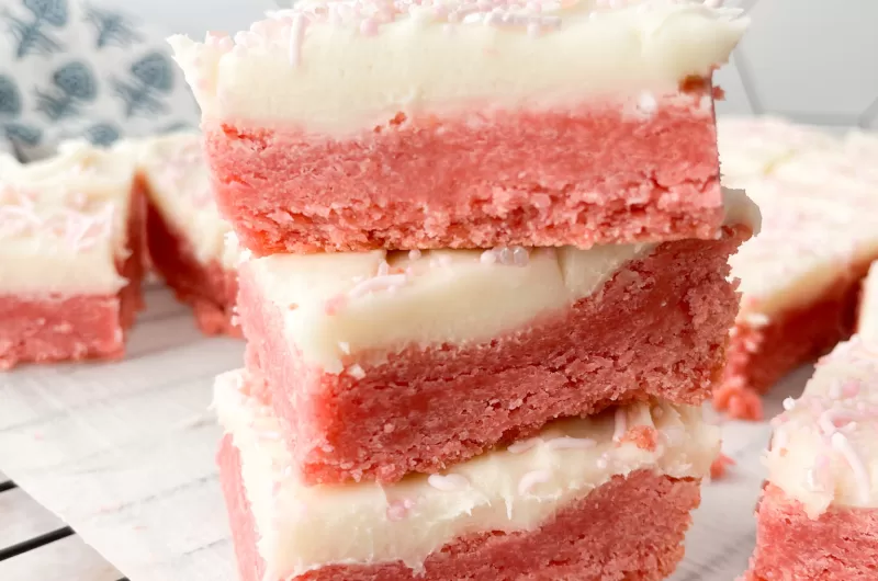 Strawberry Sugar Cookie Bars