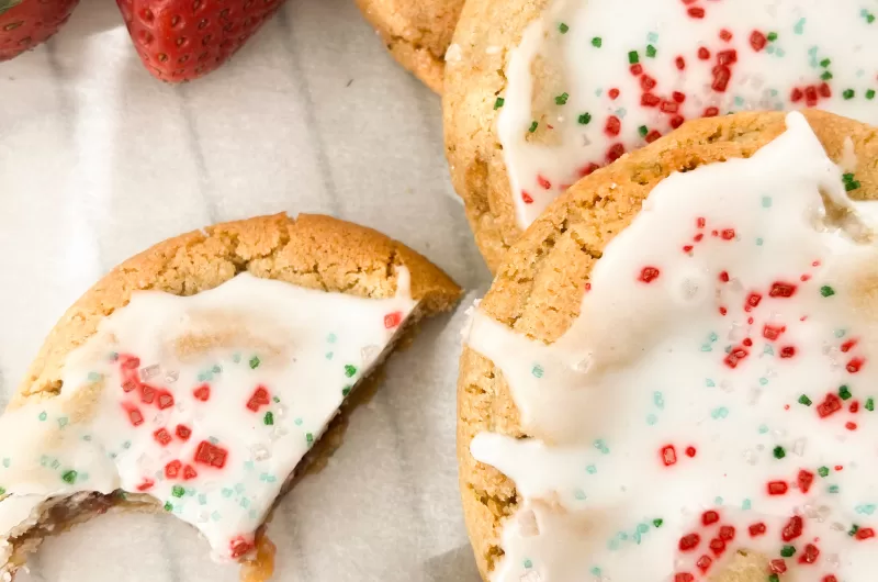 Strawberry Pop Tart Cookies