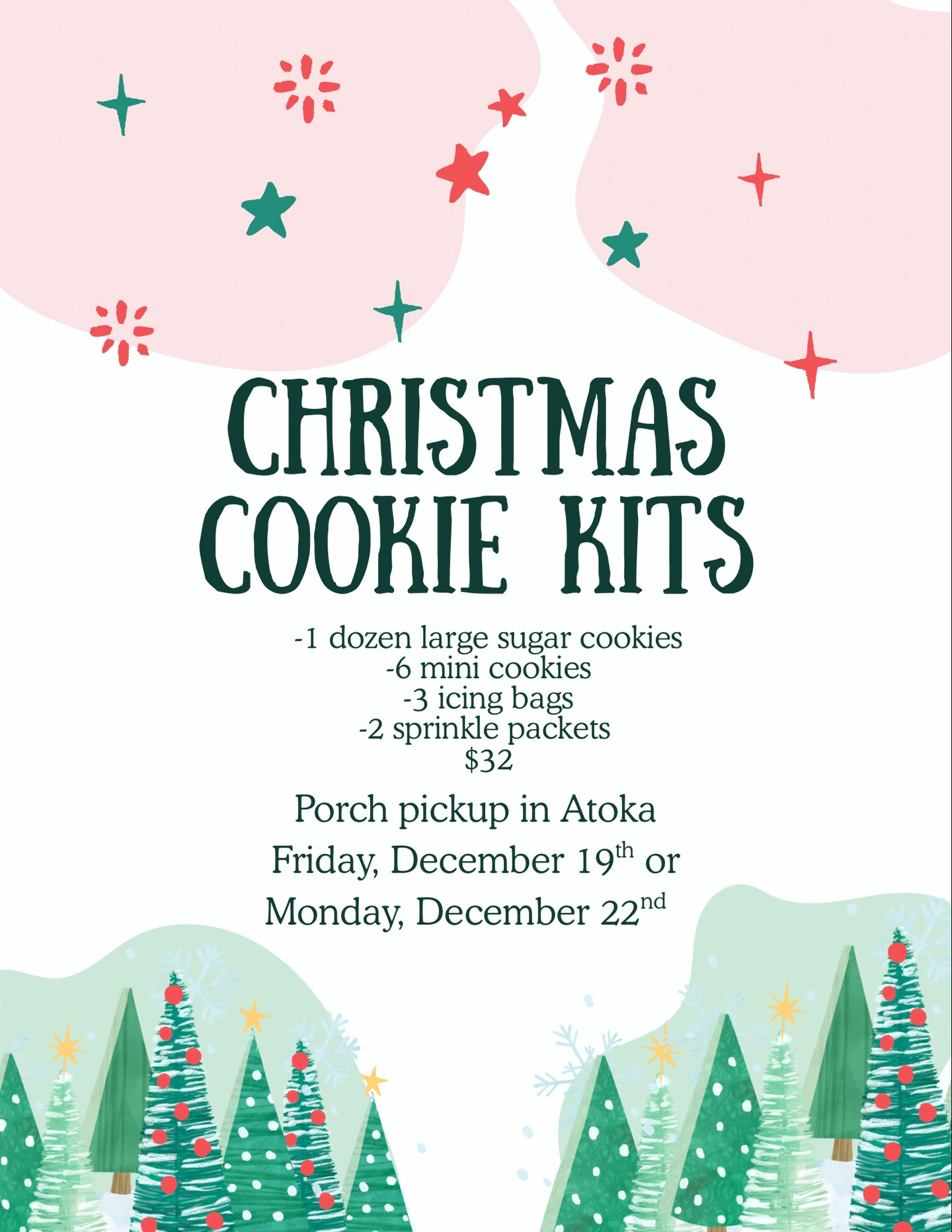 I was just telling Gene I didn’t think I was going to do Christmas kits this year because our December is already packed!
But who am I kidding 😂 of course I am 🤪🙃
Get your cookies for SANTA! And know they’re his favorite ☺️
Comment below to pre-order your cookie kit! I will DM you a confirmation with payment and pickup details.
✨ SJ pickup will be both these days as well 😘