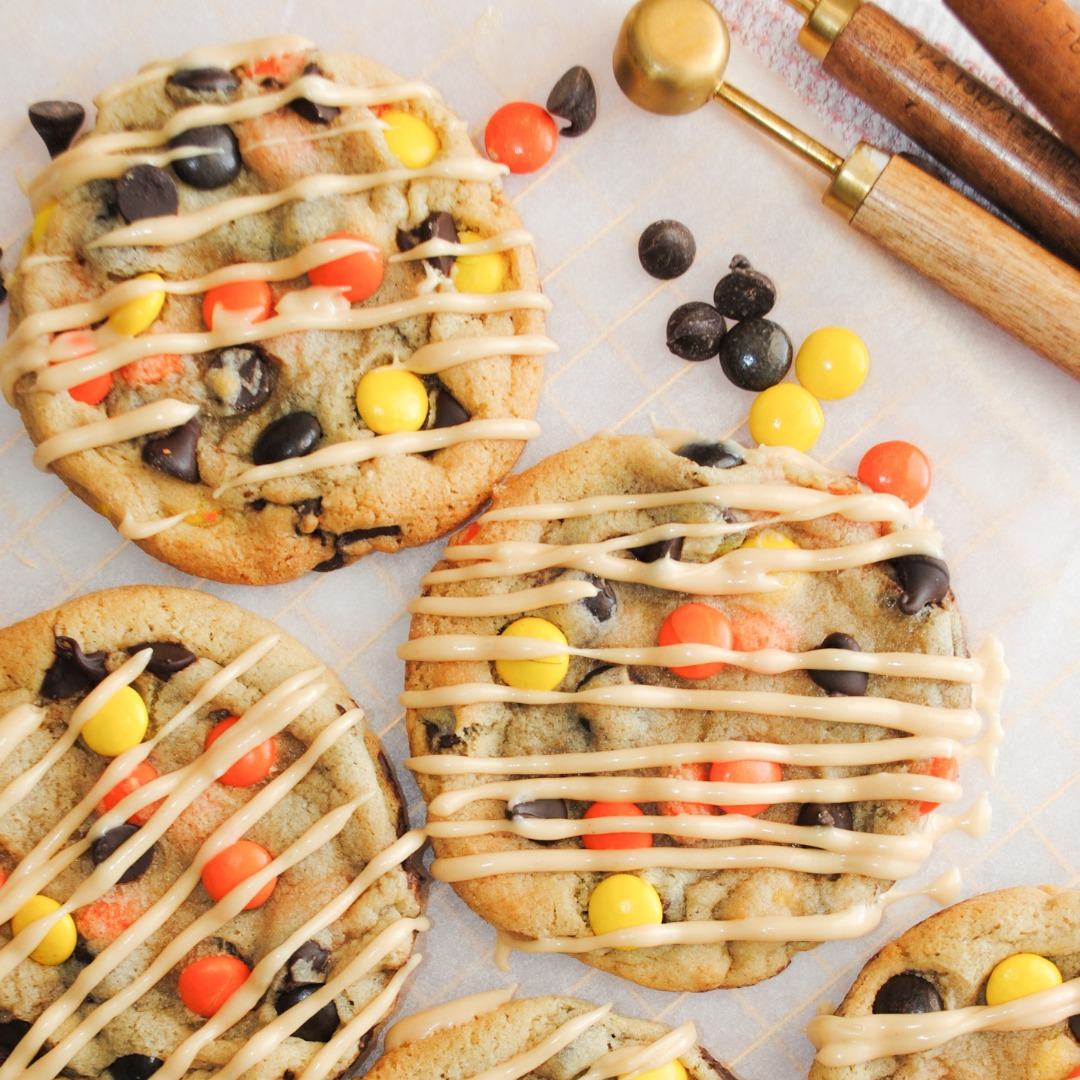 Does anyone else associate peanut butter desserts with Spring time or is it just me?
https://maegankaybakes.com/chocolate-chip-cookies-with-reeses-pieces/