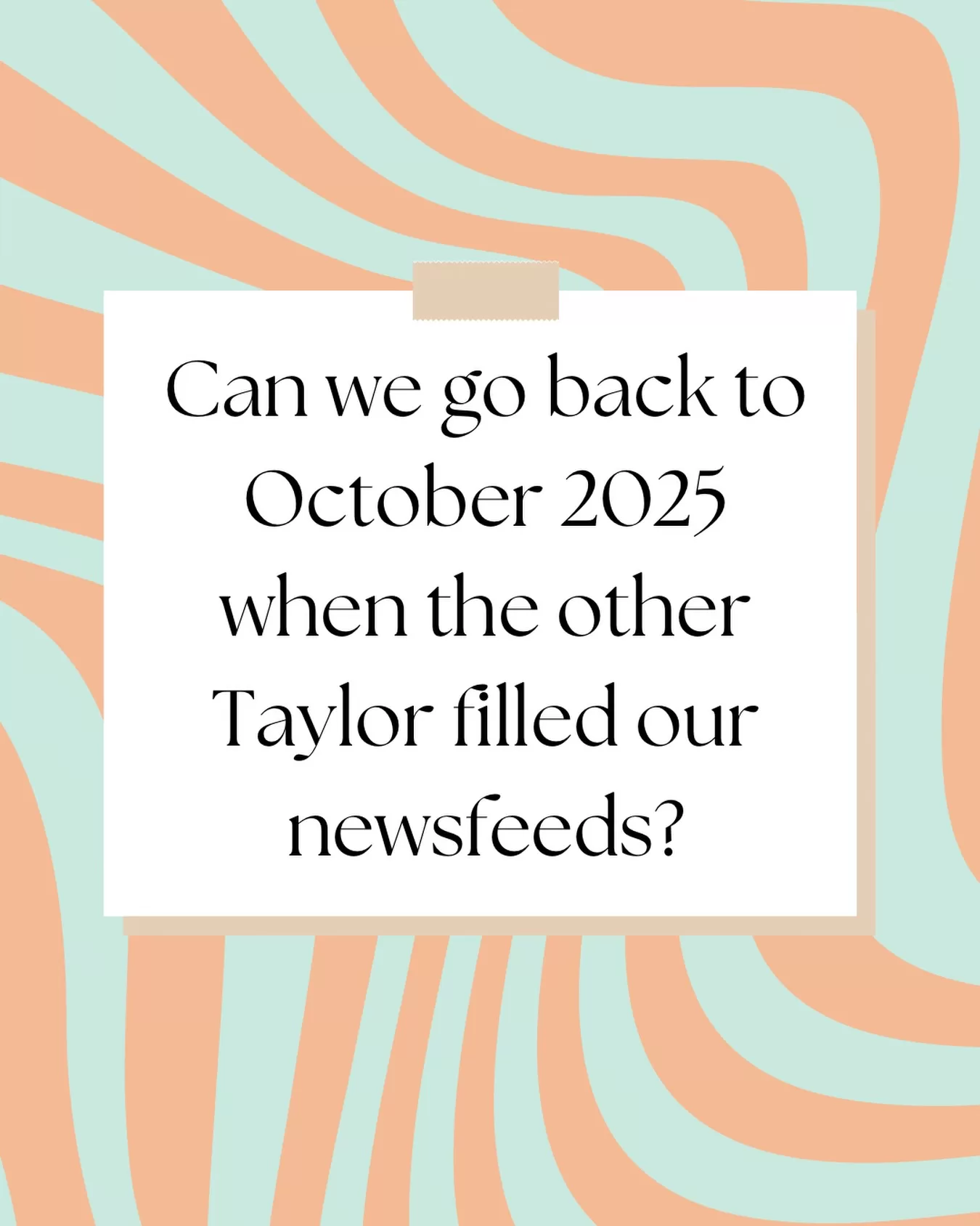 I’m just saying…