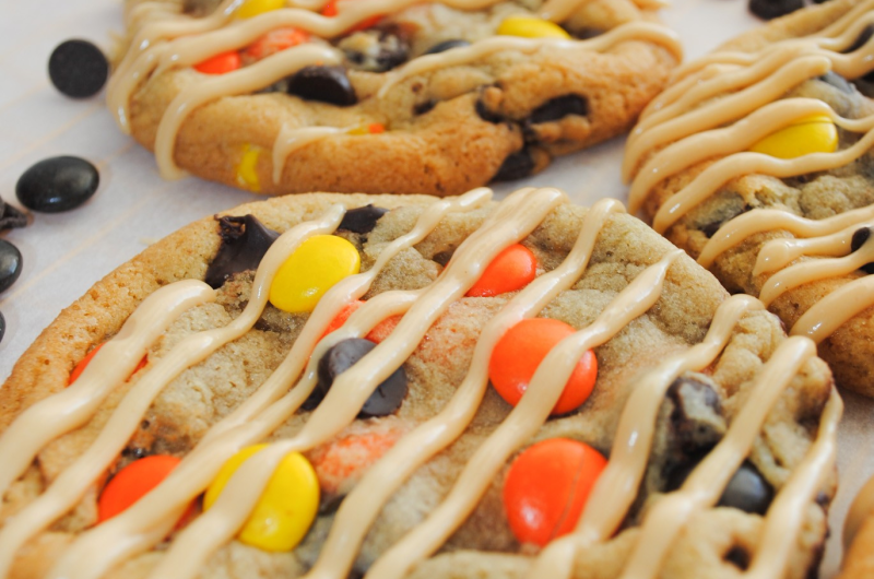 Chocolate Chip Cookies with Reese's Pieces