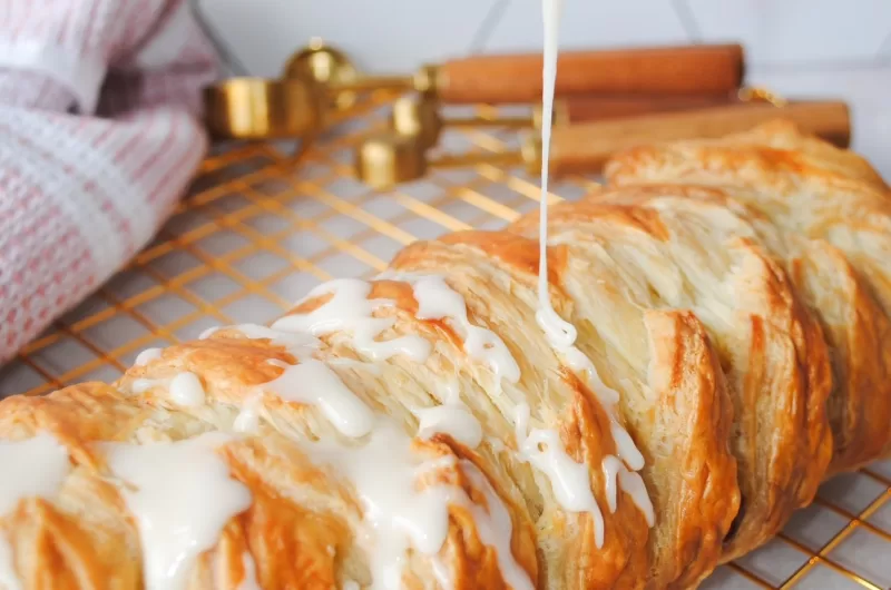 Cream Cheese Danish Braid - Easy! Made with Puff Pastry